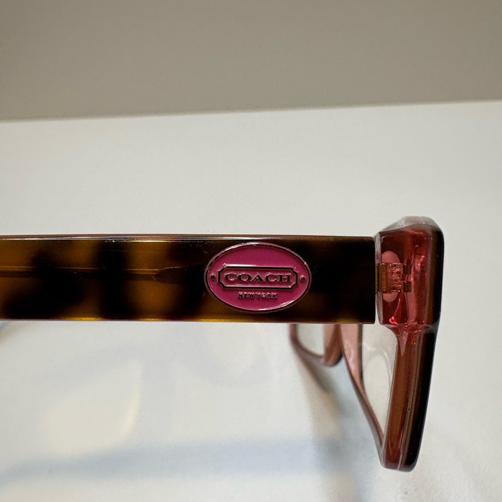 COACH EYEGLASSES HC6040 (Brooklyn) 5115 (Tortoise/Pink) 52•16•135 COACH GLASSES - Picture 7 of 15